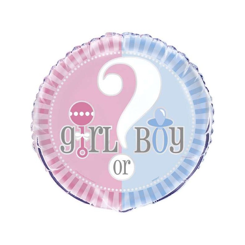 Gender Reveal Foil Balloon | Discontinued