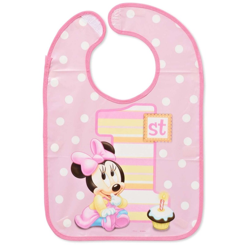 Minnie Mouse 1st Birthday Bib | Minnie Mouse 1st Birthday