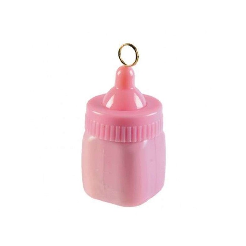 Pink Baby Bottle Balloon Weight | Discontinued