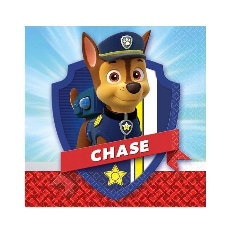 Paw Patrol Small Napkins (Pack of 16) | Discontinued