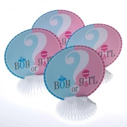 Gender Reveal Baby Shower Mini Centerpieces (Set of 4) | Discontinued