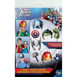 Avengers Photo Booth Props (Pack of 8) | Avengers