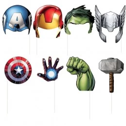 Avengers Photo Booth Props (Pack of 8) | Avengers