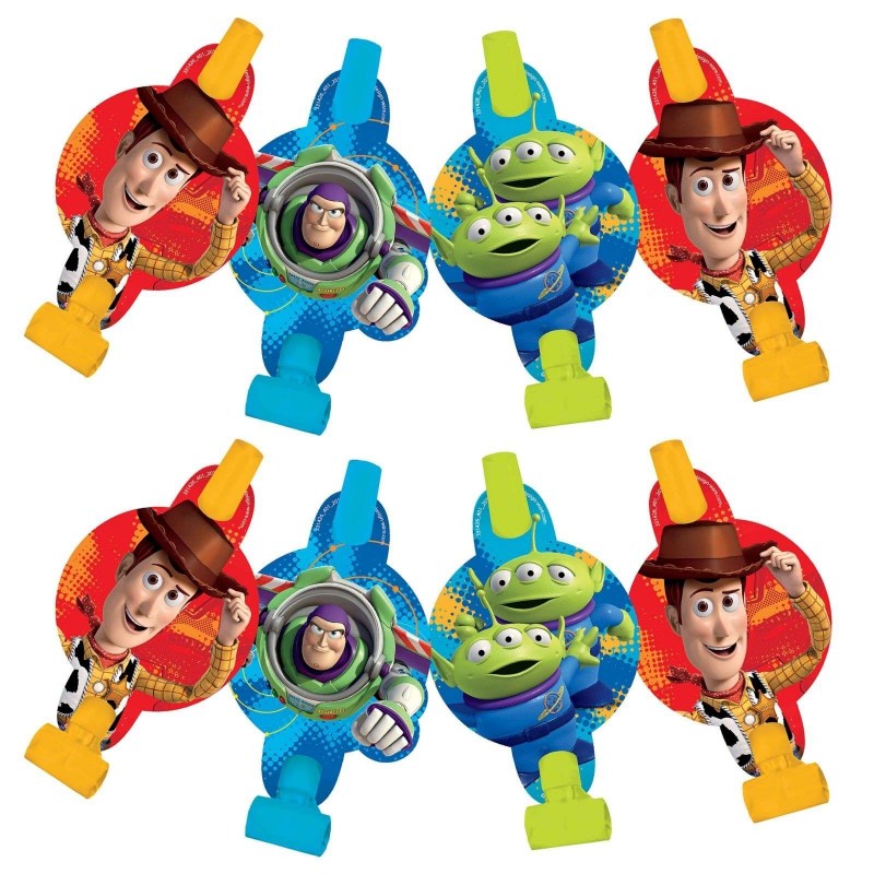 Toy Story Power Up Party Blowers (Pack of 8) | Toy Story