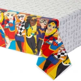 Super Hero Girls Plastic Tablecover | Discontinued