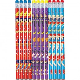 Super Hero Girls Pencils (Pack of 12) | Superhero Girl