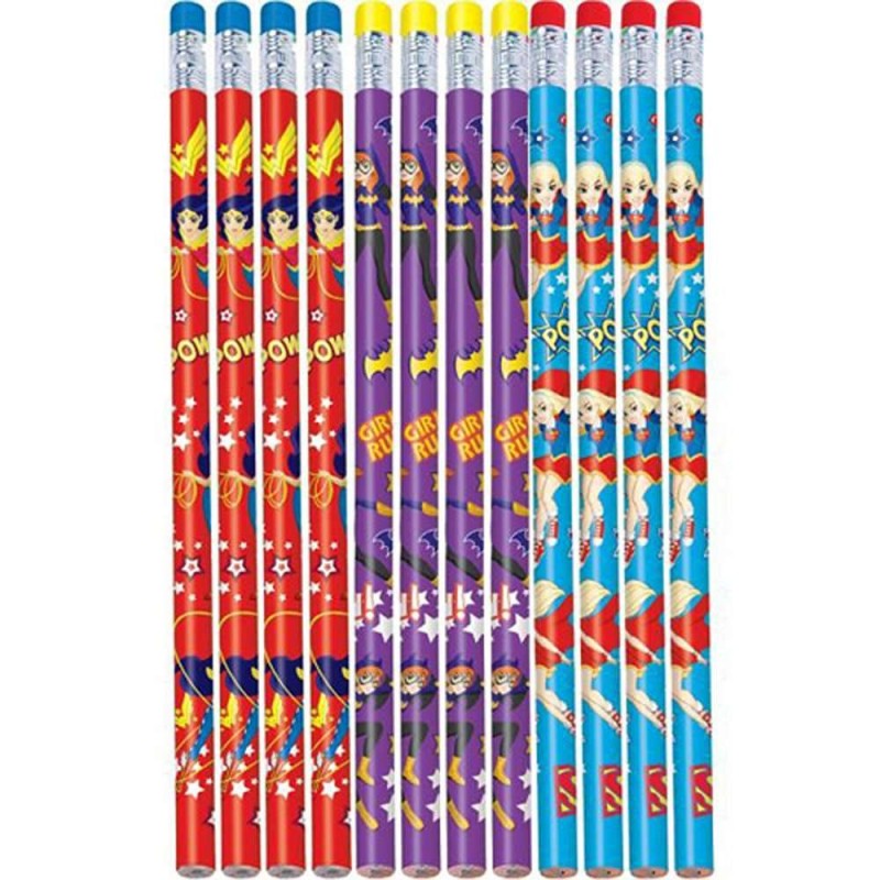 Super Hero Girls Pencils (Pack of 12) | Superhero Girl