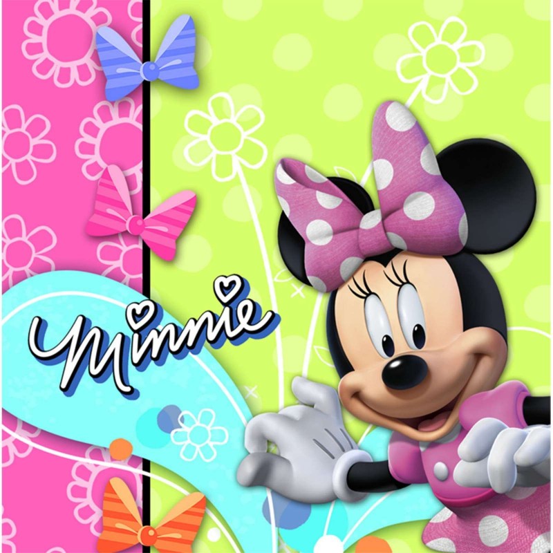 Minnie Mouse Bowtique Large Napkins (Pack of 16) | Discontinued
