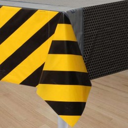 Construction Zone Plastic Tablecloth | Discontinued