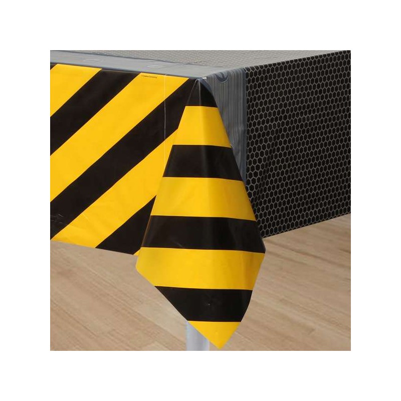 Construction Zone Plastic Tablecloth | Discontinued