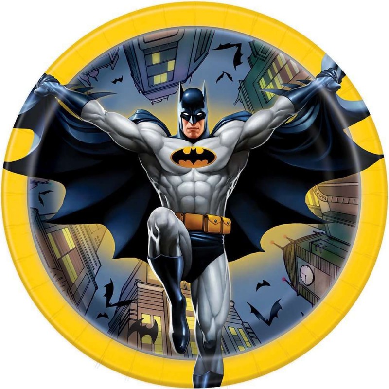 Batman Small Plates (Pack of 8) | Discontinued