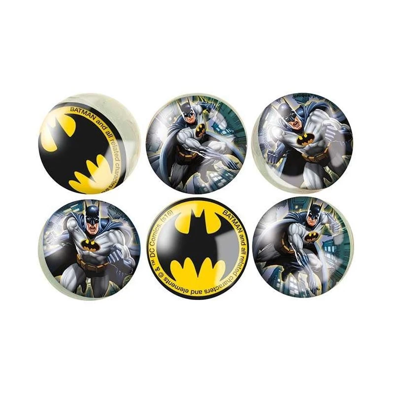 Batman Bouncy Balls (Pack of 6) | Discontinued