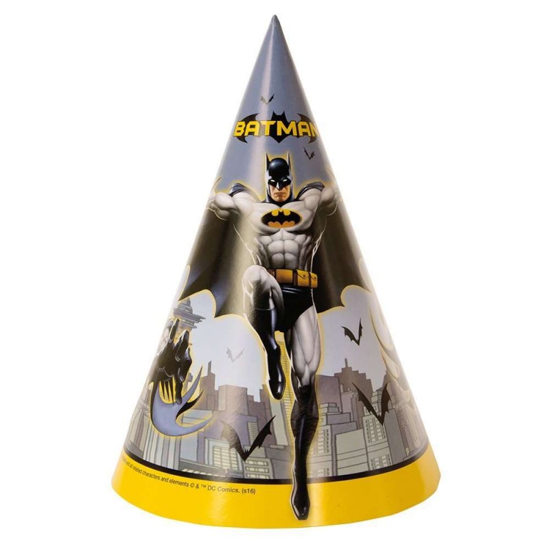 Batman Party Hats (Pack of 8) | Batman