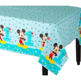Mickey Mouse 1st Birthday Plastic Tablecloth | Mickey Mouse 1st Birthday