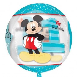 Mickey Mouse 1st Birthday Orbz Balloon | Mickey Mouse 1st Birthday