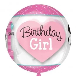 Minnie Mouse 1st Birthday Orbz Balloon | Minnie Mouse 1st Birthday