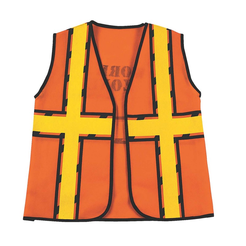 Construction Costume Vest Kids Size Construction Costume Vest Kids Size