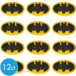 Batman Icing Decorations (Pack of 12) | Batman