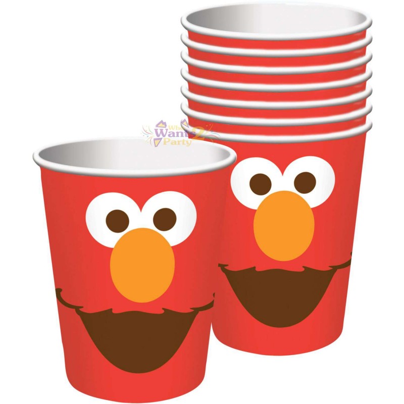 Elmo 1st Birthday Paper Cups (Pack of 8) | Discontinued