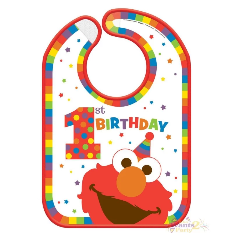 Elmo 1st Birthday Bib | Sesame Street 1st Birthday