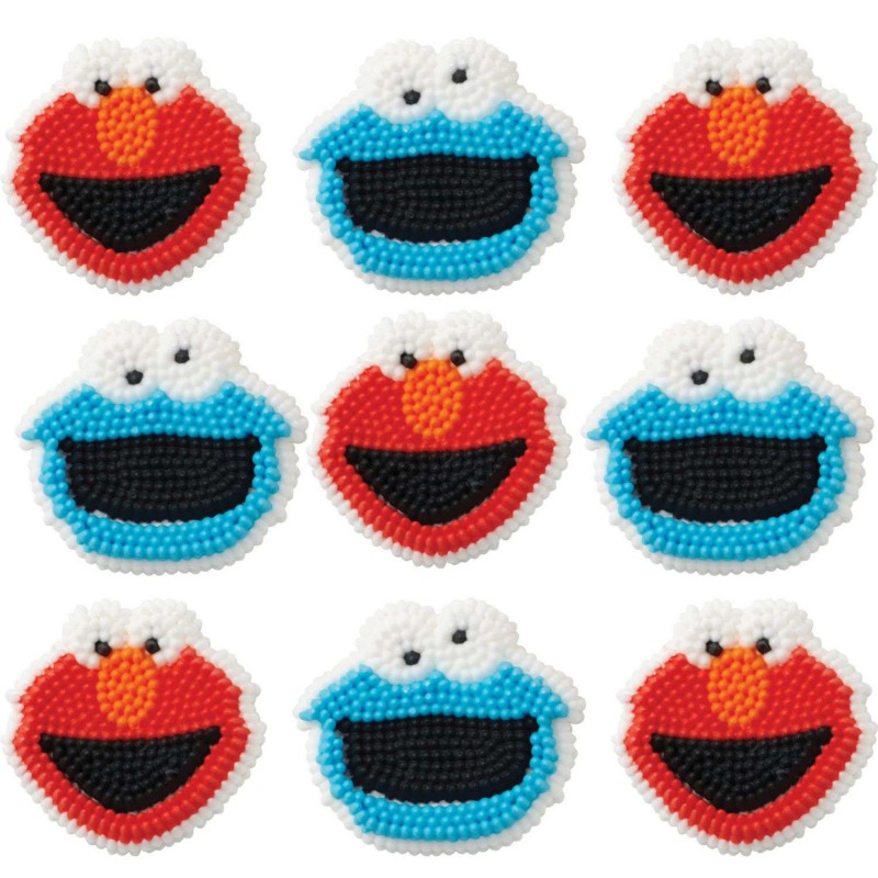 Sesame Street Icing Decorations (Set of 9) | Sesame Street