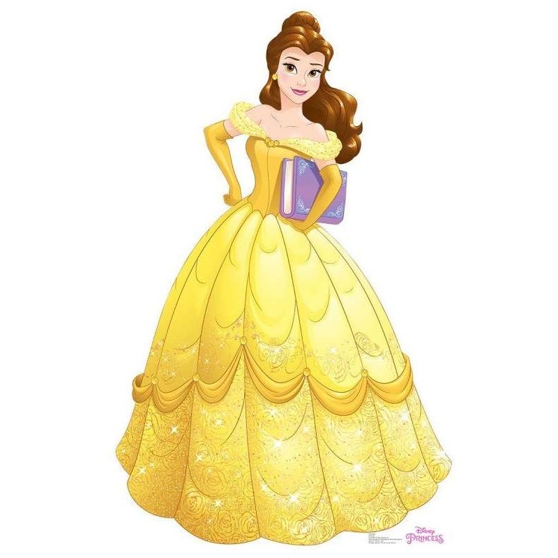 Lifesize Disney Princess Belle Cardboard Cutout | Disney Princess Party ...