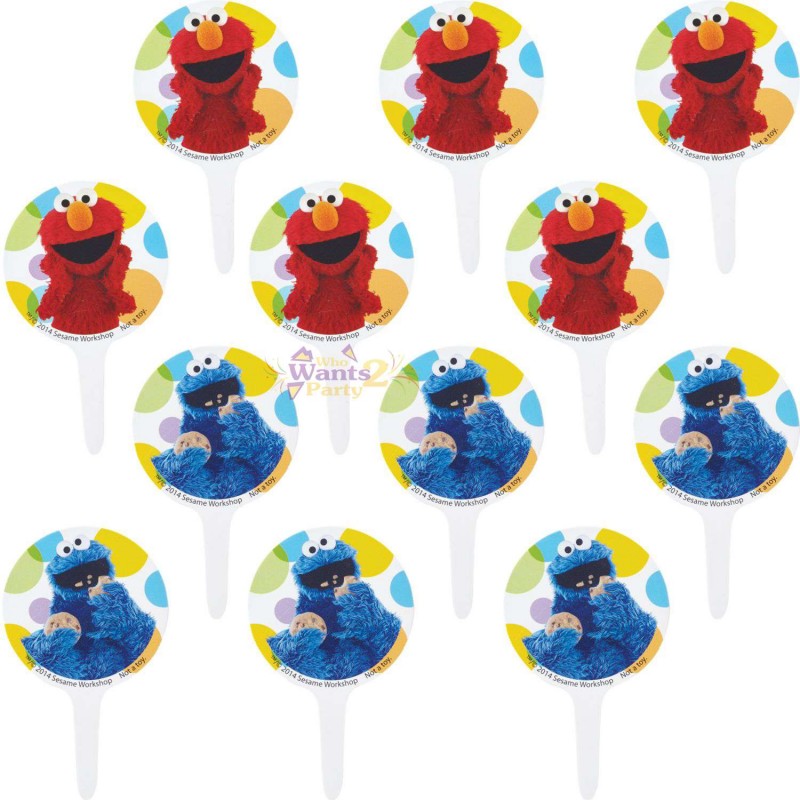 Party Picks ELMO Cupcake Topper Sesame Street 