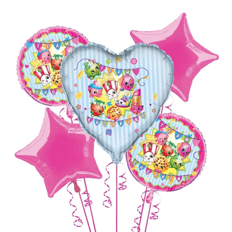 Shopkins Balloon Bouquet (Set of 5) | Discontinued