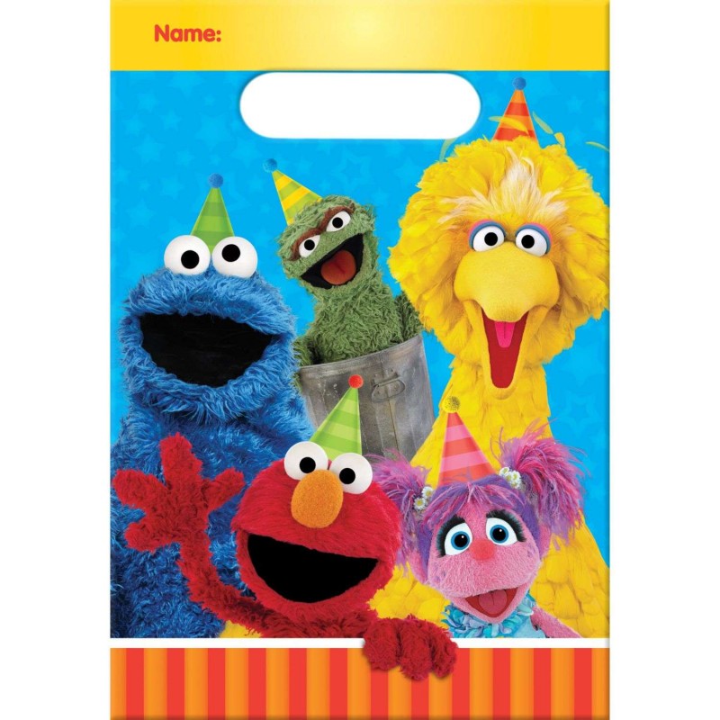 Sesame Street Loot Bags (Pack of 8) | Sesame Street