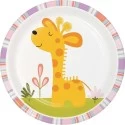 Giraffe Happy Jungle Small Plates (Pack of 8)
