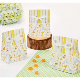 Happy Jungle Favour Boxes (Pack of 12) | Jungle Baby Shower