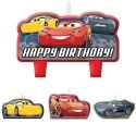Cars 3 Birthday Candles (Set of 4)