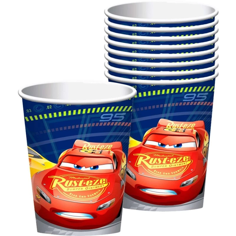 Cars 3 Paper Cups (Pack of 8) | Cars