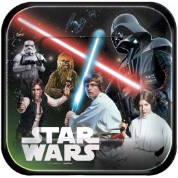 Star Wars Large Plates (Pack of 8) | Star Wars