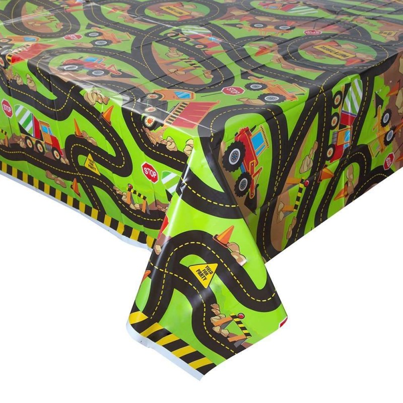 Construction Party Plastic Tablecloth Construction Party Plastic Tablecloth
