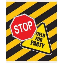 Construction Party Loot Bags (Pack of 8) | Construction Party Supplies