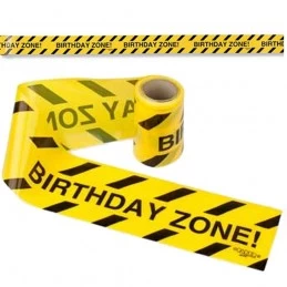 Construction Birthday Zone Party Tape