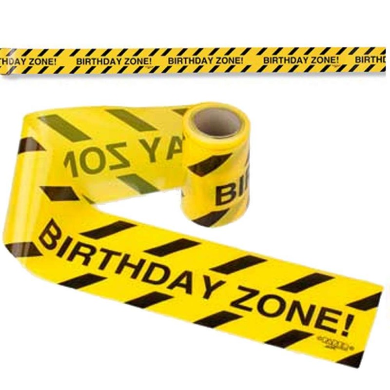 Birthday Zone Caution Party Tape Birthday Zone Caution Party Tape
