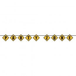 Construction Party Zone Banner | Construction Party Supplies