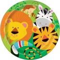 Animal Jungle Large Plates (Pack of 8)