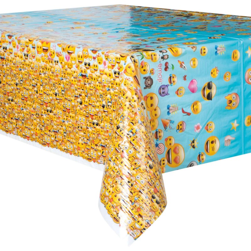 Emoji Plastic Tablecloth | Discontinued Party Supplies