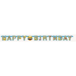 Emoji Happy Birthday Banner | Discontinued Party Supplies