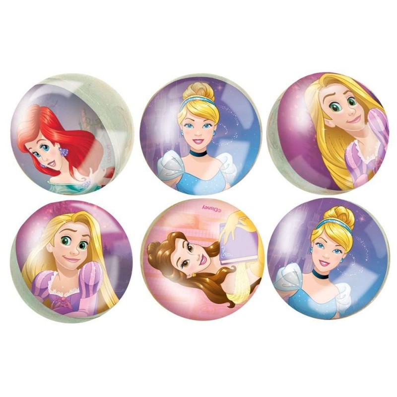 Disney Princess Dream Big Bounce Balls (Pack of 6) | Discontinued Party Supplies