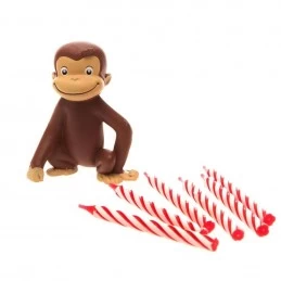 Curious George Birthday Candle Set | Curious George Party Supplies