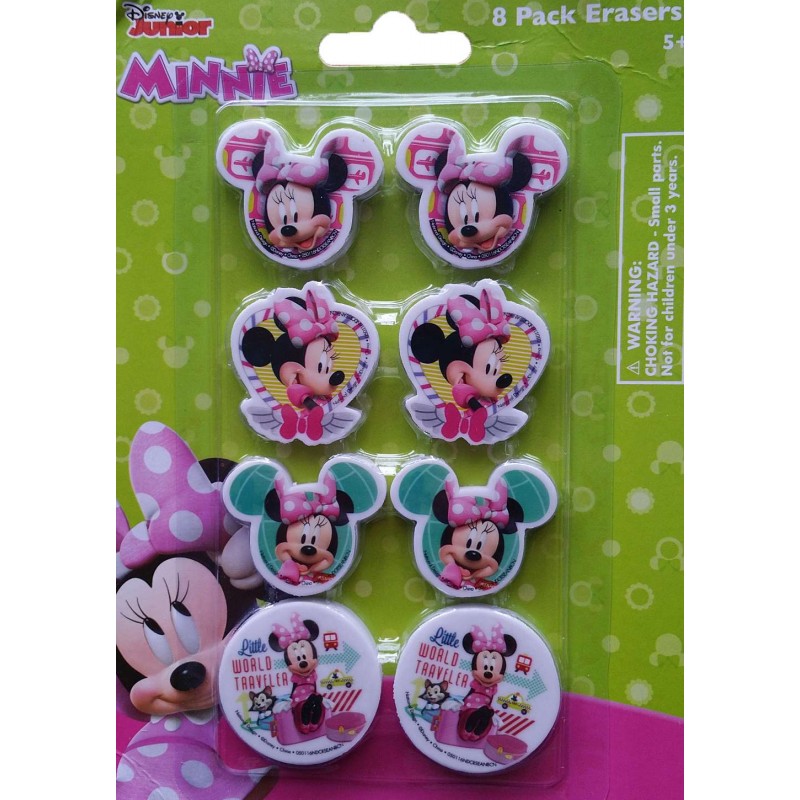 Minnie Mouse Erasers (Set of 8) | Discontinued