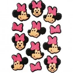 Minnie Mouse Icing Decorations (Pack of 12) | Minnie Mouse