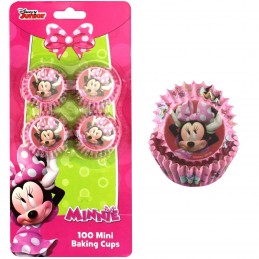 Minnie Mouse Mini Baking Cups (Pack of 100) | Discontinued Party Supplies