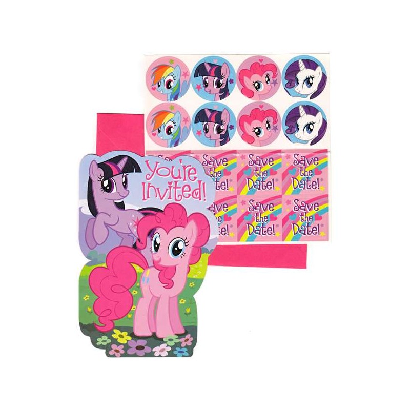 My Little Pony Party Invitations (Pack of 8) | My Little Pony