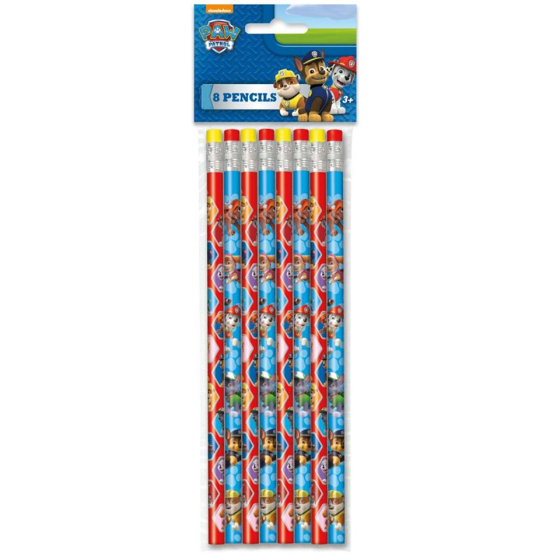 Paw Patrol Pencils (Set of 8) | Discontinued Party Supplies