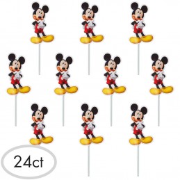 Mickey Mouse Cupcake Picks (Pack of 24) | Discontinued